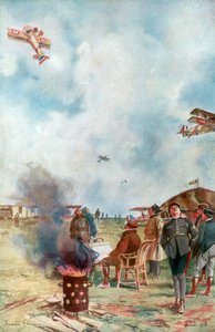 Una inversión un poco cerca del suelo, 1918, 1926 de Francois Flameng