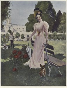 Retrato de Madame la Princesa Youssopoff de Francois Flameng