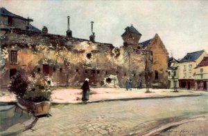 Los cuarteles en Soissons, Francia, 1915, 1926 de Francois Flameng