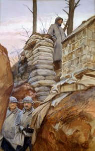 El puesto de observación de Mont Renault (abril de 1918)