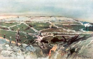 Vauquois, 29 de agosto de 1915, 1926 de Francois Flameng