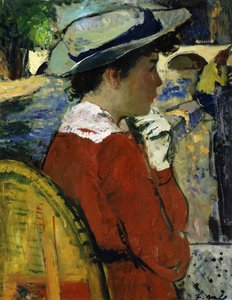 Eugenie en la costa del Sena de Francois Gall