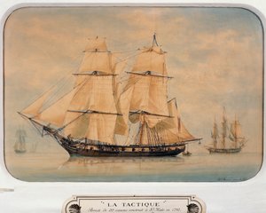 Tactique brig, construido en 1792 de Francois Geoffroy Roux