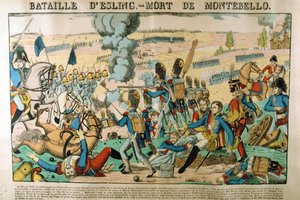 Batalla de Essling - Muerte de Montebello, 21 de mayo de 1809, c1835