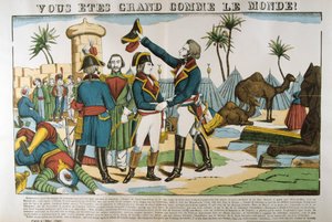 Napoleón y el General Kleber en la expedición a Egipto, 1798, c1835 de Francois Georgin