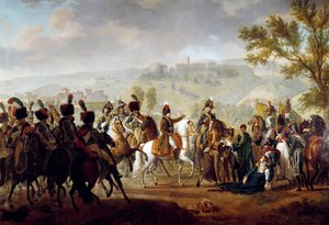 Muerte del General Causse en la Batalla de Dego en presencia de Bonaparte el 16 de abril de Francois Henri Mulard