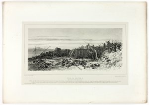 Captura del Bastión nº 9, de Souvenirs of Italy: The Expedition to Rome de Francois Hippolyte Lalaisse