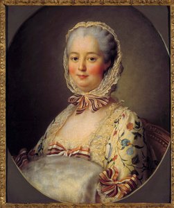 Retrato de Jeanne Antoinette Poisson, Marquesa de Pompadour de Francois Hubert Drouais