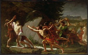 Muerte de Cayo Graco (c.159-121 a.C.) 1792-97 de Francois Jean Baptiste Topino Lebrun