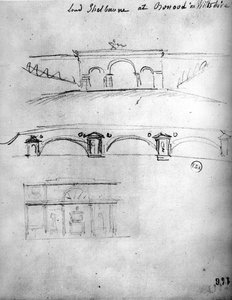 Boceto arquitectónico de 