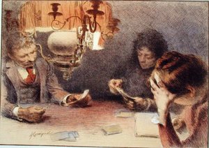 Un juego de cartas, de 