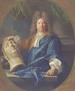 Retrato de Antoine Coysevox, 1701