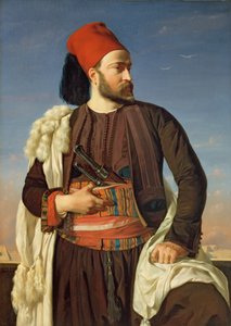 Retrato de Leconte de Floris en el uniforme del ejército egipcio, 1840