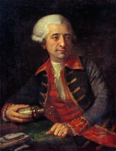 Retrato de Antoine Louis Lavoisier (1746-1794) químico francés con uniforme de Inspector General de Polvos de Armas de Tierra y Mar. Pintura de François-Louis Brossard de Beaulieu (1727-1810). Castillo de Versalles y Trianon, Versalles, Francia. de Francois Louis Brossard de Beaulieu