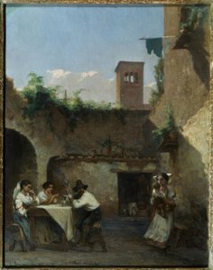 Roma, la taberna de Francois Louis David Bocion