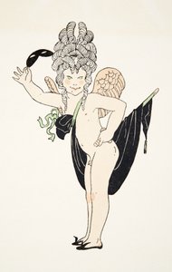 Querubín de Personages de Comedie, pub. 1922 (impresión en pochoir) de Francois Louis Schmied
