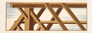 Ilustración gráfica de Prometeo Encadenado de Esquilo, pub. 1941 de Francois Louis Schmied