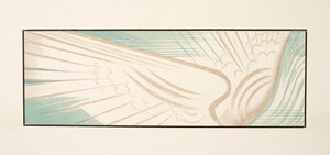 Ilustración gráfica de Prometeo Encadenado de Esquilo, pub. 1941 de Francois Louis Schmied
