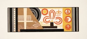 Ilustración gráfica de Prometeo Encadenado de Esquilo, pub. 1941 de Francois Louis Schmied