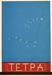 Tetpa (constelación) de Prometeo Encadenado de Esquilo, pub. 1941 de Francois Louis Schmied