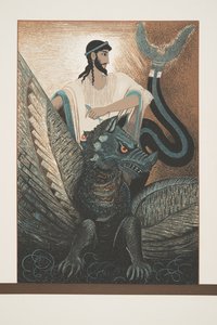 Ulises y el Dragón de Prometeo Encadenado de Esquilo, pub. 1941