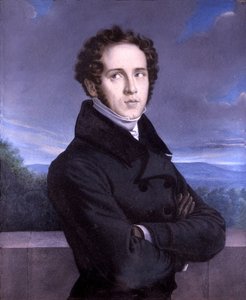 Retrato de Vincenzo Bellini (1801-1835) de Francois Millet