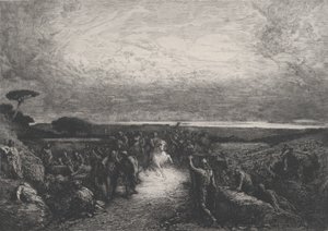 Campaña de Roma, siglo XIX de Francois Nicolas Chifflart
