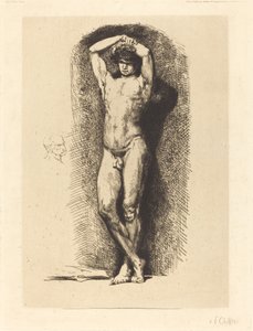 Academia masculina de Francois Nicolas Chifflart