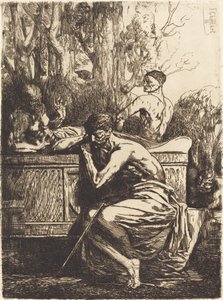 Meditación de Francois Nicolas Chifflart