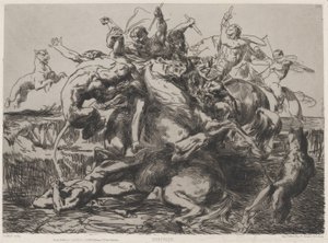 Sorpresa, siglo XIX de Francois Nicolas Chifflart