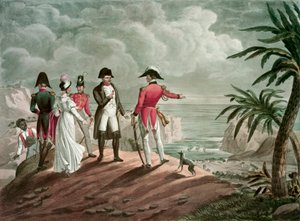 Bonaparte en Santa Elena de Francois Nicolas Martinet