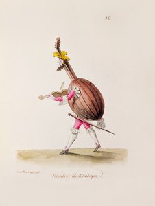 El maestro de música, c.1780 de Francois Nicolas Martinet