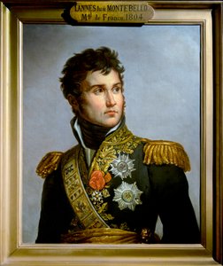 Retrato de Jean Lannes, Duque de Montebello (1769-1809) mariscal del Imperio. Copia de Volpeliere de la huella de Lannes por Gerard - París - Museo del Ejército