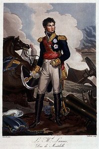 Retrato del mariscal Lannes, duque de Montebello, según Gérard - en “Précis historique de la guerre entre la France et l