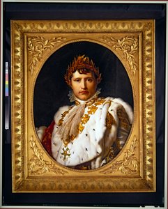 Retrato de Napoleón, sin fecha (óleo sobre lienzo, oval) de Francois Pascal Simon Baron Gerard
