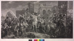 Enrique IV de Francia en París el 22 de marzo de 1594 de Francois Pascal Simon Baron Gerard