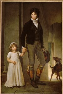 Le peintre Isabey et sa fille - El pintor Jean-Baptiste Isabey y su hija Alexandrine ...
