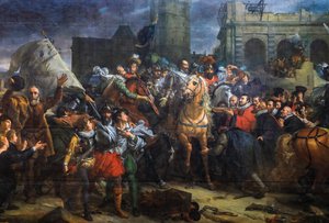 La llegada de Heny IV a París de Francois Pascal Simon Baron Gerard