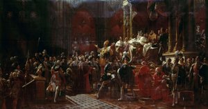 La coronación de Carlos X de Francia en Reims, 29 de mayo de 1825 de Francois Pascal Simon Gerard