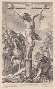 Cristo aan het kruis Y habiendo averiguado al centurión, le preguntó (...) (título sobre objeto) de Francois Perrier