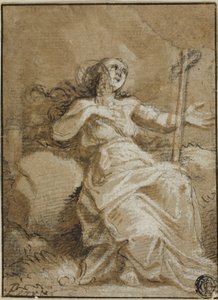 Magdalena en el desierto de Francois Perrier