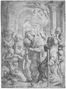 La última comunión de San Jerónimo, 1584-1650 de Francois Perrier