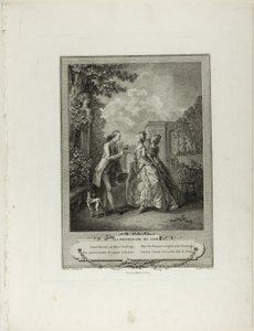 Paseo vespertino, de Monument du Costume Physique et Moral de la fin du Dix-huitième siècle de Francois Robert Ingouf