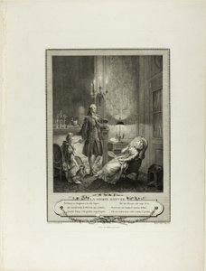 Tarde de invierno, de Monument du Costume Physique et Moral de la fin du Dix-huitième siècle de Francois Robert Ingouf