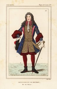 Louis-Auguste de Bourbon, duque de Maine de Francois Roger de Gaignieres