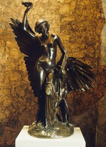 Hebe y el águila de Júpiter, modelado c. 1852 fundido c. 1860-80 de Francois Rude