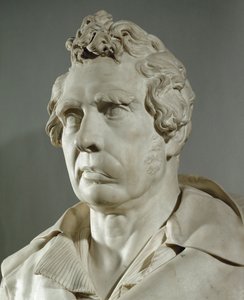 Retrato del pintor Luis David (mármol)