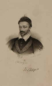 Rey Enrique III (1551-89) de Francia de Francois Seraphin Delpech