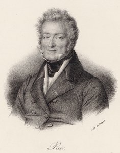 Retrato del compositor Ferdinando Paer de Francois Seraphin Delpech