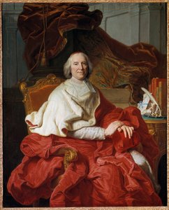 Retrato de André Hercule (1653-1743), Cardenal de Fleury, Prelado y Político